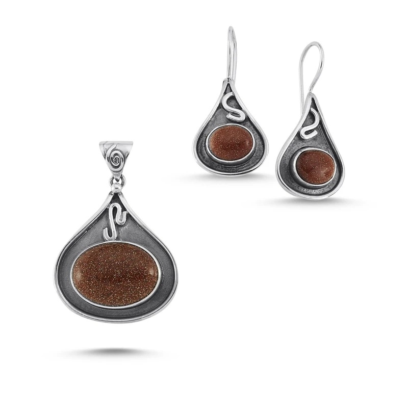 

Silver 925 Sterling Star Cubic Zirconia Hand Job Set