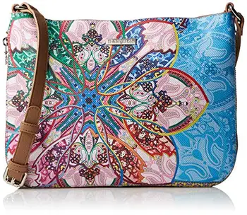 

Uneven-Bag Mexican Cards Molina Women, shoulder Bags Woman, Blue (Water Blue), 2x23x30.5 cm (B x H T)