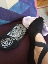 Transpirable Anti-fricción medias de Yoga para Mujeres de silicona antideslizante Pilates Barre transpirable deportes baile calcetines zapatillas con puños