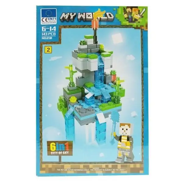 Minecraft My World Lego Set 143 Piece-658-2 Minecraft My World Lego Set 143 Piece-658-2