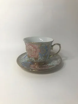 

Tea set for 6 персон. 12 items. Tiger mix. Mug 200 ml. Porcelain kitchen. Porcelain Gift. Fast shipping