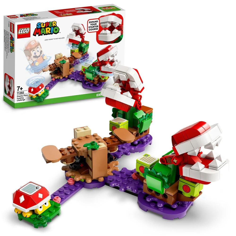 Lego Original 71382 Super Mario Toy Expansion Set: Puzzling Challenge Of  Piranha Plants Expandable With Other Super Mario Sets - Blocks - AliExpress