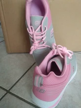 Zapatillas de deporte de cuero sintético para mujer, zapatos informales transpirables planos para correr