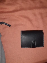 Tarjetero delgado de cuero PU para mujer, 26 tarjetas, tarjetero, monedero