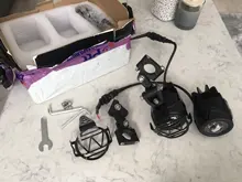 Lámpara brillante mejorada para motocicleta, luces auxiliares antiniebla para BMW R1200GS, F800GS, F700GS, F650, K1600, 40W, 6000K