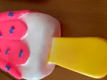 Toy Ice-Cream Rubber Molar Puppy Popsicle-Shaped Chew Interactive Squeaky Funny Pink