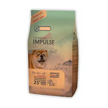 

THE NATURAL IMPULSE DOG salmon adult DOG food with high fiber content-12Kg