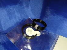 Carofeez-Anillo de piedras de imitación tipo circón para hombre y mujer, joyería negra, accesorios para amantes