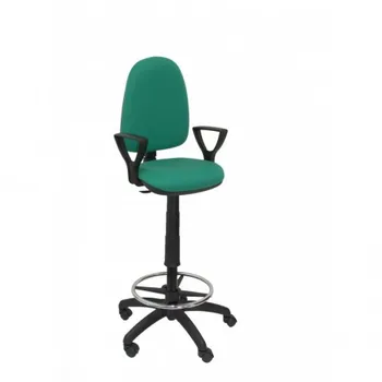 

T04CPBALI456BGOLF stool Ayna bali Green fixed arms PIQUERAS and CRESPO