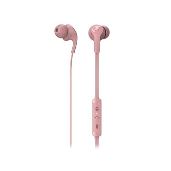 

FLOW TIP in ear earphones with wire with cable color pink