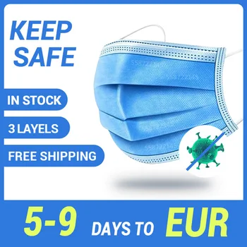 

Disposable Face Mask Mouth Mask 3 Layer Safety Earloop Mask Filter Mask Breathable Masks