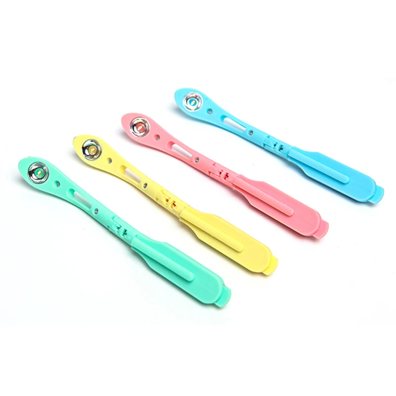 Night Light Book with Clip Mini Portable LED Reading Lamp Energy-saving Travel Bedroom Folder Lights