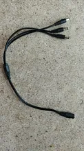 Uds cámara de seguridad CCTV 1 DC hembra a 2/3/4/5 macho adaptador de Cable de alimentación conector de Cable divisor para tira de LED