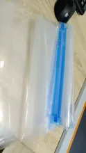 Máquina de envasado al vacío para cocina, bolsa de vacío de 5 tamaños, bolsa de almacenamiento transparente, bolsas de sellado para ahorro de espacio, vacío de bombeo