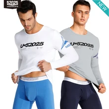 52025 Термобелье мужское Мужская спортивная удобная дышащая одежда из хлопка Толстый флис Мужские термо кальсоны Лосины Леггинсы Подштанники Нижнее белье Хлопок Вискоза Теплое термобелье с начесом roupa termica