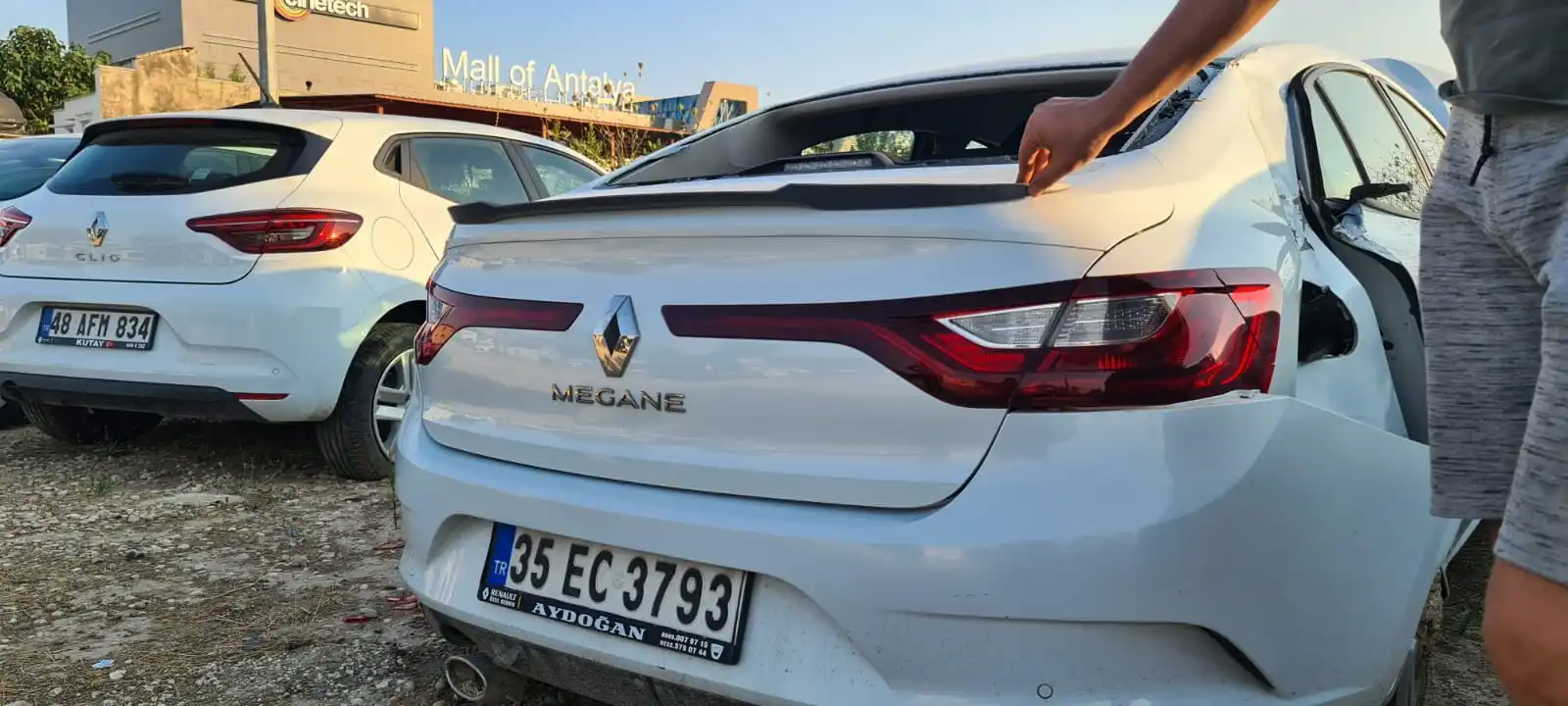 

For Renault Megane 4 2016-2020 spoiler M4 Style Abs Plastic