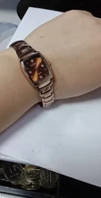 Reloj de pulsera de oro rosa para mujer, de lujo, de acero inoxidable, con diamantes de imitación, elipse, creativo, de cuarzo