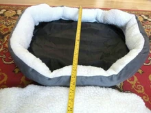Pequeño perro de talla mediana perrera lana de cordero cama para gato, perro extraíble lavable suministros para mascotas suave mantener caliente casa felpa relleno Mat