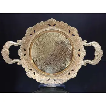 

GolD Filigree Chocolate Fruit I Rolling Tray I Serving Tray I Desk Decor I Farmhouse Christmas Decor ı Accent Table