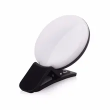 Портативная светодиодная LED вспышка Mini Q(Черный