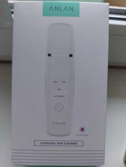Отзыв о товаре ANLAN Ультразвуковой скрабер скруббер, ионная лопатка для чистки лица, пилинг, лифтинг для лица, удаление угрей, терапия красным светом для удаления черных точек blackhead remover узи чистка ультразвуковая чистка лица от пользователя T***a