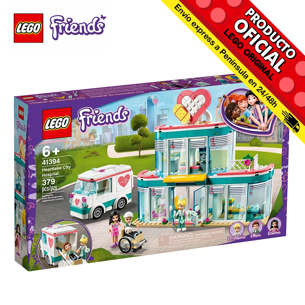 tuin Verslaving Dislocatie 41394 Heartlake City Lego Hospital ® Friends ® -toys For Boys And Girls,  Figures + 3 Years, Blocks Pieces, Original - Soft Plastic Blocks -  AliExpress