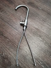 Frap-grifos de acero inoxidable para cocina, mezclador de un solo Mango, de un solo orificio, para fregadero, Y40107