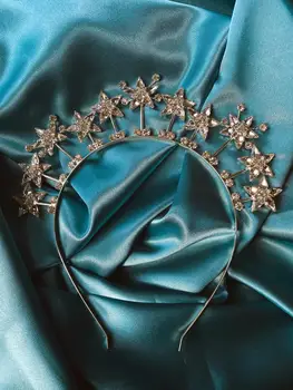 

TheElsa Zirconia Stone Lightweight Design Sexy Cool Design Women's Crown Bride Crown from Turkey Made in Turkey