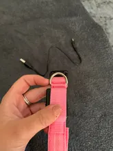 Collar con luces LED para perro, collar de luz recargable por USB, ideal para usar de noche al aire libre, accesorio de seguridad para mascota