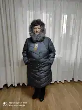 Down-Jacket Clothing Coat Winter Women Astrid Outerwear Fur with A-Fur-Collar Loose Quality