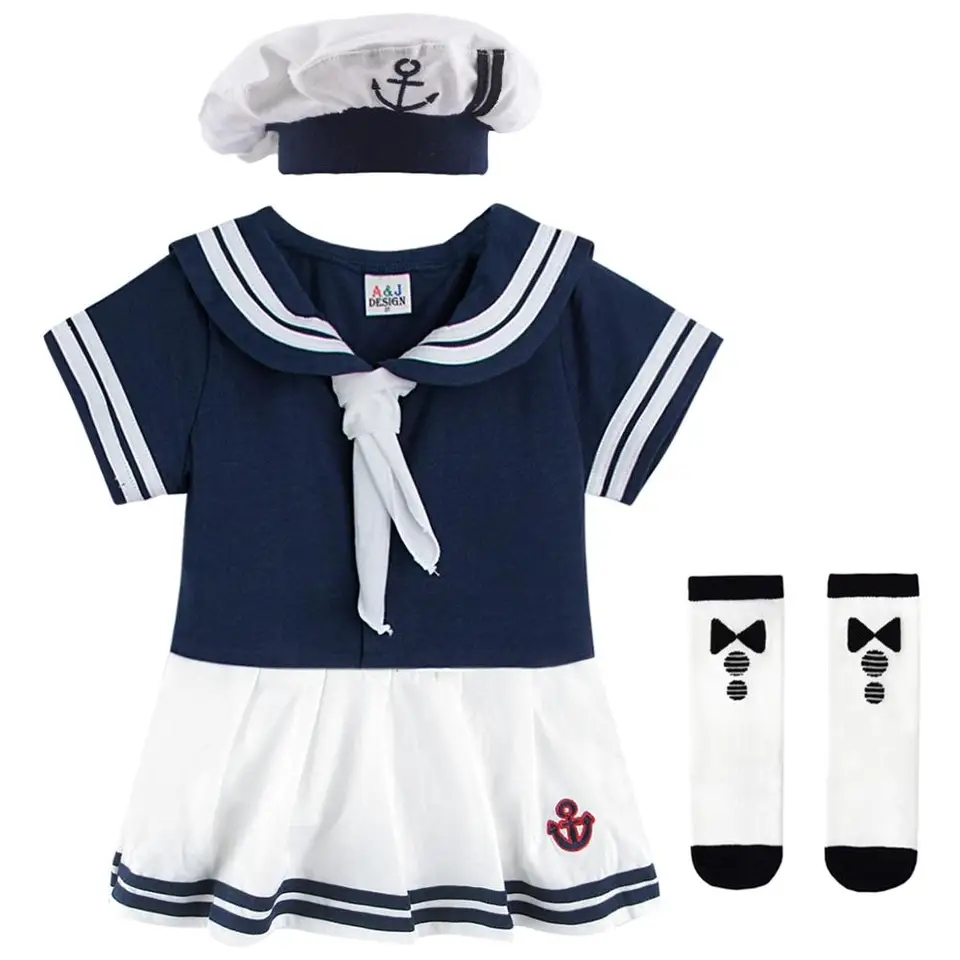 baby girl navy outfit