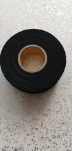 Rollo de cinta de tejido adhesivo, arnés de cableado para coche, color negro, 25M