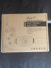 Collar de entrenamiento para perros 2 en 1, antiladridos, eléctrico, recargable de 400M, impermeable, remoto, producto para mascotas