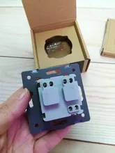 Livolo – Enchufe de pared de plástico blanco. VL-C7-C1EU-11, Toma de corriente estándar europeo, DIY