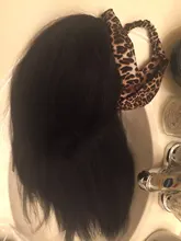 Pelucas de diadema rizadas y rectas Yaki, pelo sintético liso, sin pelucas frontales de encaje para mujeres negras, hechas a máquina de Wigs16-28 pulgadas