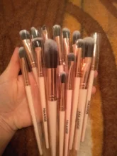 Makeup-Brushes Powder Eyeshadow Eyelash-Eyebrow Blending-Eyeliner Pink Beauty MAANGE