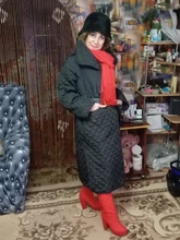 Fit Coat Spring Women Parkas Cotton-Padded Black Autumn Long Fashion EAM New Loose 19a-A319