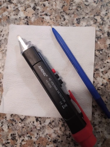 Отзыв о товаре ANENG VC1010 вольтметр цифровой тестер индикатор напряжения тестер напряжения Цифровые датчики напряжения переменногопостоянного тока умная бесконтактная ручка измерительный прибор индикаторная отвёртка вольтметры от пользователя S***s