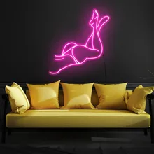 

Sexy Lady Body LED Neon Sign Female Led Neon Pub Decor Light for Home Room Decor Bar Party Decoration Gift Custom Neon Sign