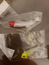 Rubber Skirt Bait Shrimp Boating Lead Fishing-Lure Jighead Madai Jig 40g Saltwater BLUX