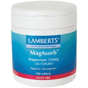 

MAGASORB (MAGNESIUM CITRATE) 180 COMP LAMBERTS