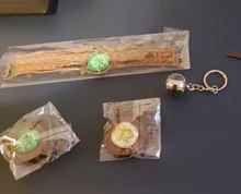 Colgante de trébol de cuatro hojas para mujer, collar de madera de TRÉBOL DE LA SUERTE, hecho a mano, joyería de cabujón de cristal