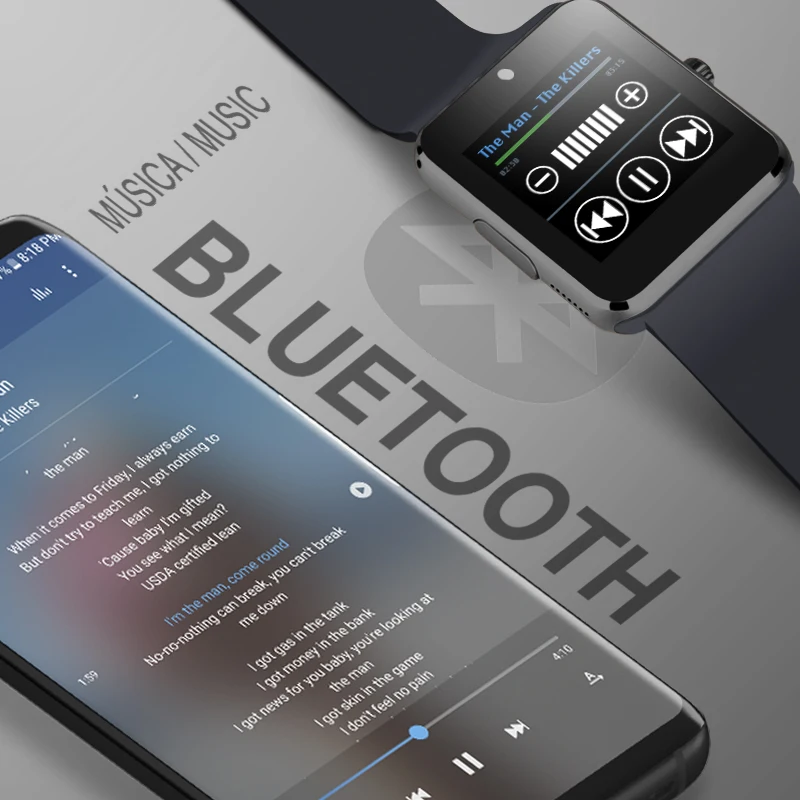 Смарт-часы 832, фитнес-браслет с Bluetooth, Смарт-часы, поддерживающие тонкую tf-карту, часы для Android и IOS, несколько языков