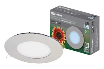 

Lamp ultra-thin recessed LED "Recessed" ITS (Chrome) 3 W 4000 K TDM