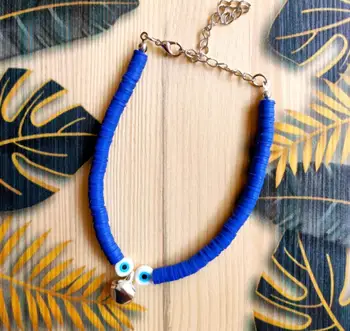 

Evil Eye Beaded Cat Collar With Adjustable Ring Cat Necklace Gift Authentic