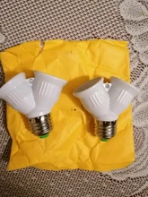 Converter Bulb-Adapter Light-Lamp 2e27-Lamp-Holder E27 Splitter Y-Shape To Halogen LED