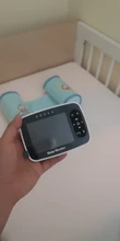 Monitor de bebé con pantalla grande de 3,5 pulgadas, visión nocturna infrarroja, inalámbrico, vídeo a Color, con mando a distancia, cámara con Zoom de inclinación