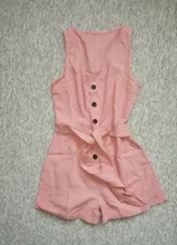 Monos sexys de algodón con escote en V y sin mangas para mujer, petos cortos de sport ajustados con bolsillos en rosa y negro, conjuntos para mujer