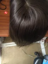 Pelucas de cabello Natural para Mujeres Afro, pelo sintético largo y liso, color marrón ombré, resistente al calor, a la moda, para Cosplay diario