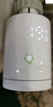 Tuya-Válvula termostática programable ZigBee 3.0, para radiador inteligent, se puede controlar a través de la voz con Alexa